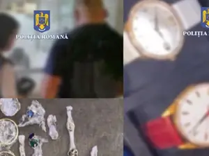 Poliția a descoperit ceasurile și bujuteriile la perchezitii Foto:captură Poliția Română