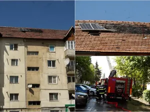 Un bărbat și-a montat singur panourile fotovoltaice pe bloc. Se putea produce o tragedie Foto: colaj foto observator