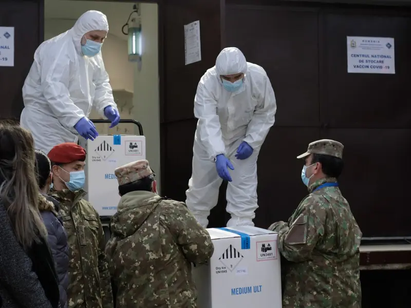 Prima tranșă de vaccin în România/FOTO: Inquam Photos/George Călin