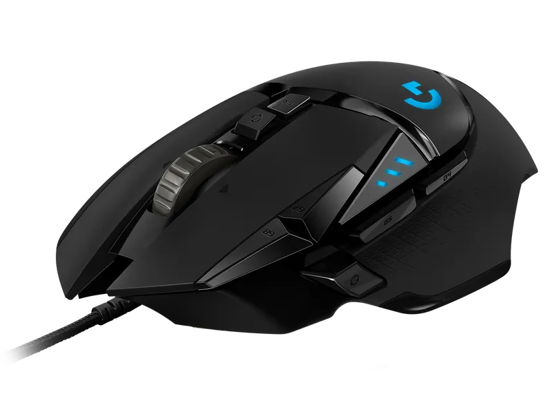 Mouse-ul Logitech G502 Hero are o arhitectură ergonomică asimetrică / Foto: Logitech