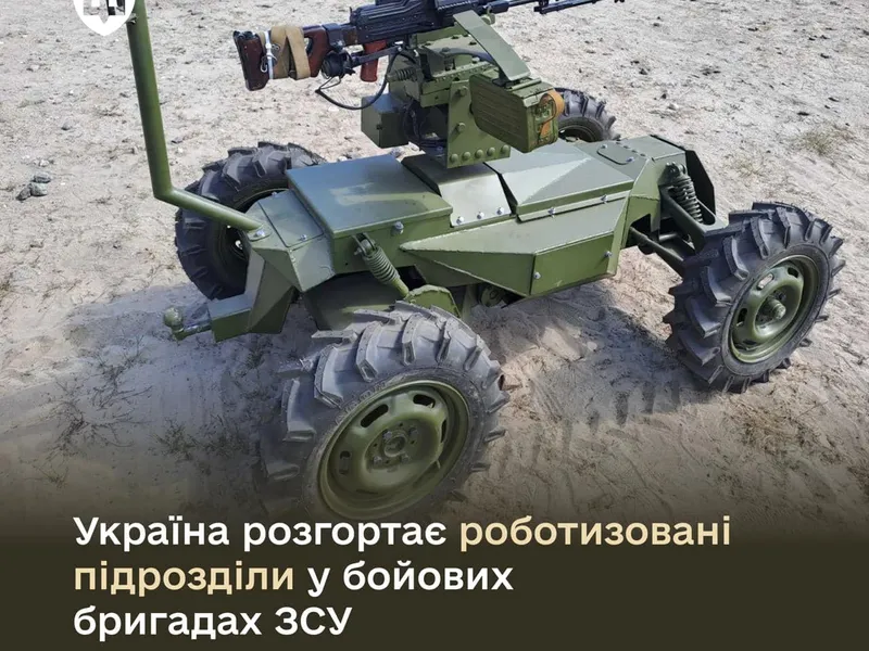 Război automatizat. Ucraina aruncă în luptă roboți militari împotriva Rusiei. Ce misiuni vor avea  - FOTO: Facebook