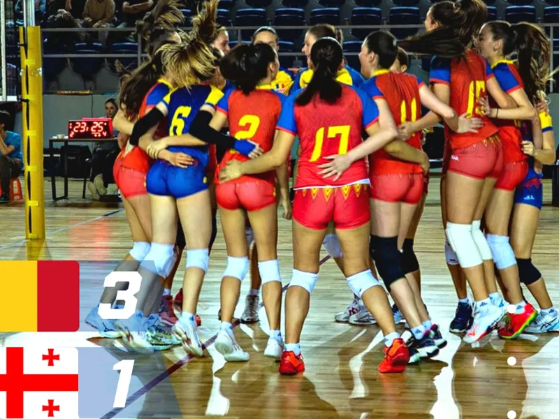 România s-a calificat la Campionatul European de volei feminin Under-17 - Foto: Facebook/ Federatia Romana de Volei