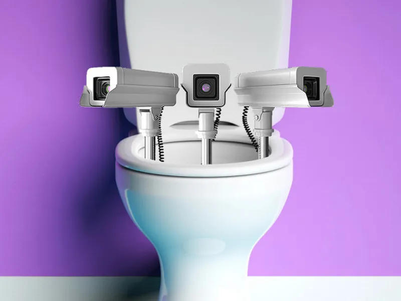 WC-ul inteligent, care recunoaște amprenta anală a utilizatorului. / Foto: interestingengineering.com