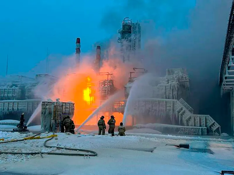 Terminal de gaze din Leningrad, atacat cu drone de Ucraina - Foto: Profimedia Images