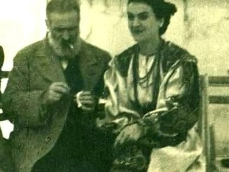 brancusi cu maria tanase in 1939