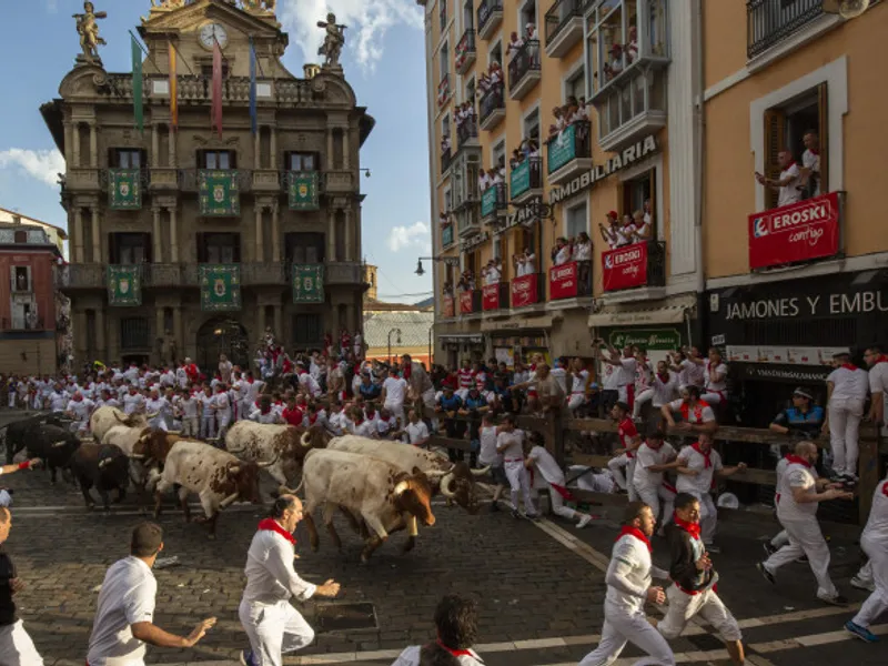 Festivalul spaniol San Fermin/FOTO: Getty