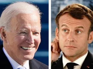 Emmanuel Macron vrea clarificări și „măsuri concrete” de la Joe Biden. / Foto: aa.com.tr