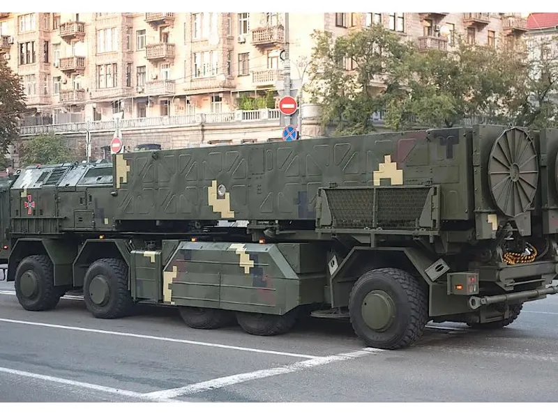 Sistemul Grim, la o paradă militară din 2018/ foto: mil.in.ua