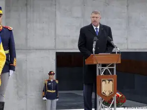 Președintele Klaus Iohannis la Memorialul Holocaustului din București