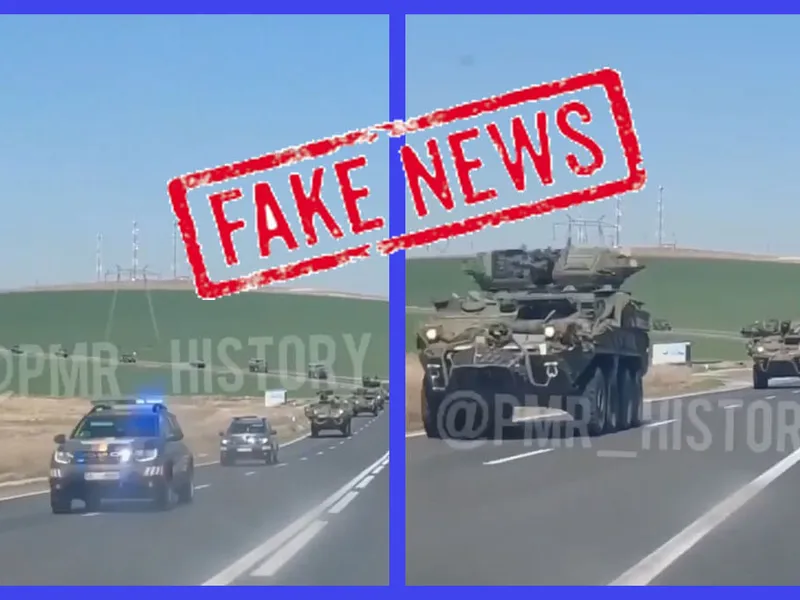 Ministerul Apărării demască un fake news: Vehiculele militare nu merg din România către Ucraina / MApN