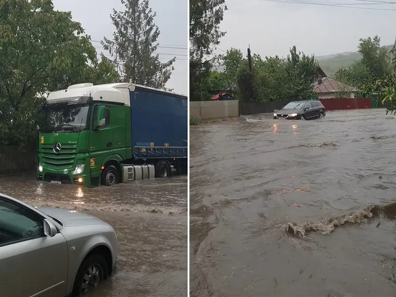 Într-un oraș din județul Vaslui au fost asfaltate și gurile de canal Foto: vremeanoua.ro