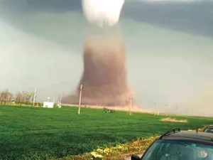 Tornada de la Călărași a parcurs aproape 50 km într-o oră și 20 de minute