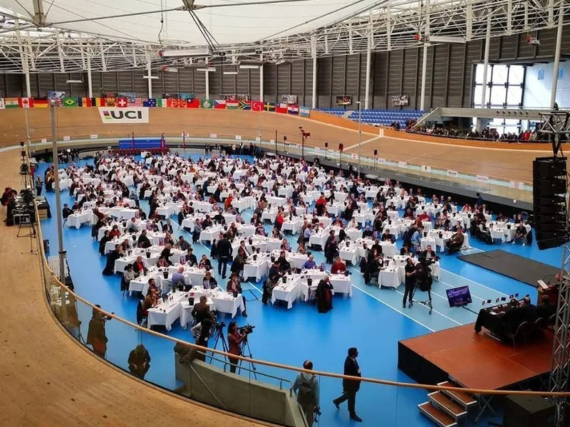 „Velodromul Uniunii Cicliste Internationale” care a găzduit CMB 2019