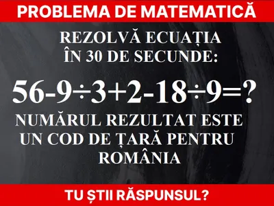 Problemă de matematică Foto: Newsweek