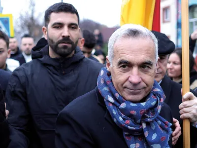 Marin Burcea, zis Lunetistul, și el fost luptător în Legiunea Străină, s-a aflat mereu lângă Călin Georgescu - Foto: INQUAM PHOTOS/ Octav Ganea