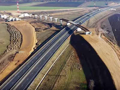 Tronson din autostrada Sebeș - Turda/FOTO: hotnews.ro