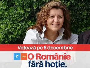 O Românie cu hoție: Carmen Popa (CA Termoenergetica din partea USRPLUS) refuză să-și declare averea/FOTO: Facebook/Carmen Popa