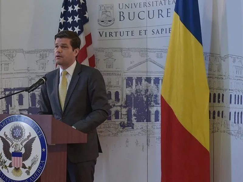 Wess Mitchell, la Universitatea din București