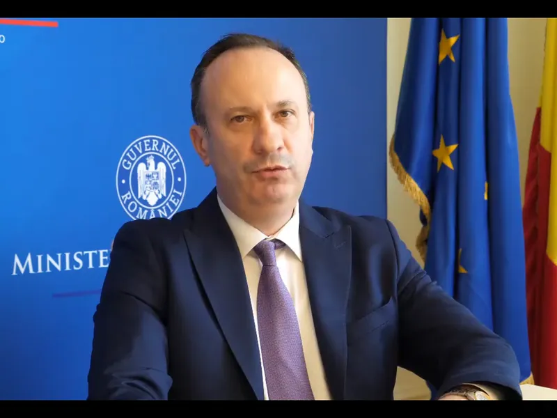 Adrian Câciu, ministrul Finanțelor. Screenshot video conferință