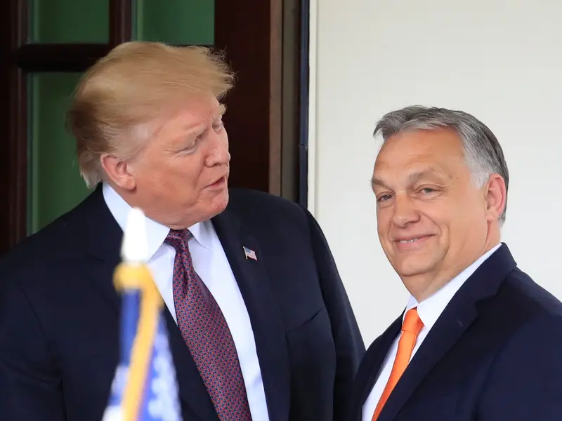 Donald Trump și Viktor Orban - Foto: Profimedia images