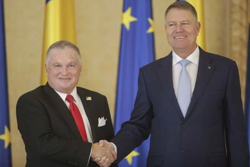 Adrian Zuckerman s-a întâlnit cu Klaus Iohannis. Foto Inquam Photos/Octav Ganea