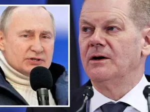 Scholz îi avertizează pe Putin că UE va reacționa dacă Suedia este atacată.FOTO: express