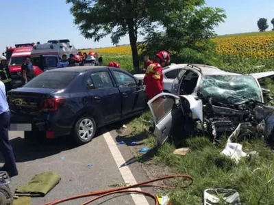 Autorul carnagiului de la Sinești – DN 2: 4 ani de permis, 4 suspendări și zeci de amenzi de viteză. / Foto: Info Trafic 24, Facebook