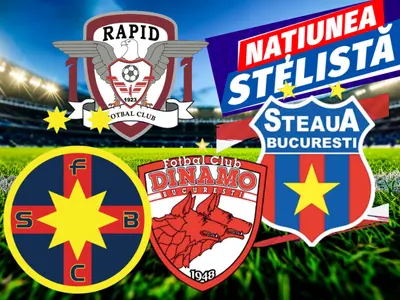 Cutremur în fotbalul românesc. FCSB, Dinamo, Rapid și Steaua riscă excluderea din competiții - Facebook (Colaj)