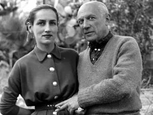 Picasso și Gilot Francoise - Foto: Wamu.org