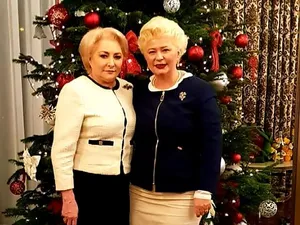 Grațiela Drăghici, vicepreședintă OFSD, alături de Viorica Dăncilă, fosta șefă a PSD. FOTO: Facebook Grațiela Drăghici