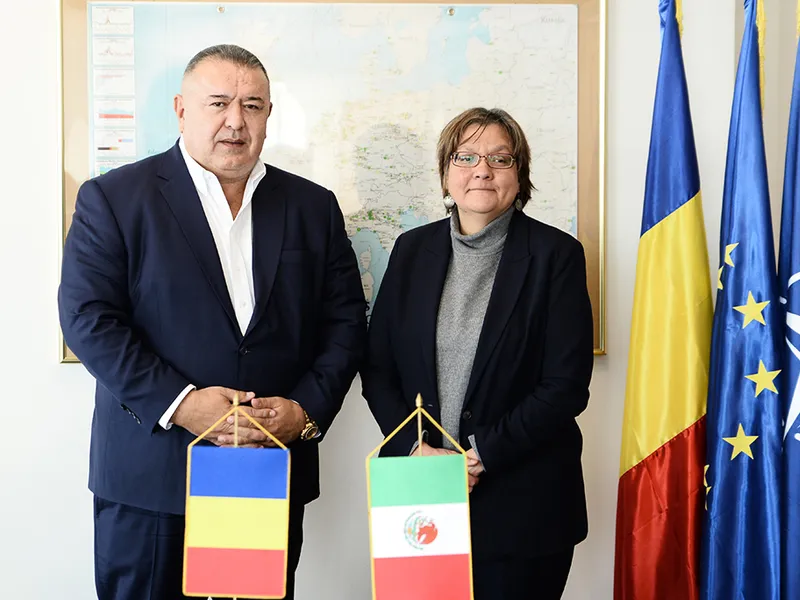 Președintele Camerei de Comerț și Industrie a României (CCIR), Mihai Daraban, a avut o întâlnire oficială cu ambasadorul Statelor Unite Mexicane în România, E.S. dna Amparo Eréndira Anguiano Rodríguez Foto: CCIR