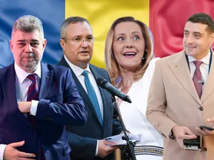 OFICAL Ciolacu - 23%, Călin Georgescu - 22%, Simion - 15%, Lasconi - 12% Ciucă - 10% - Foto: Colaj