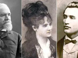 Titu Maiorescu, Veronica Micle și Mihai Eminescu - Foto: Colaj