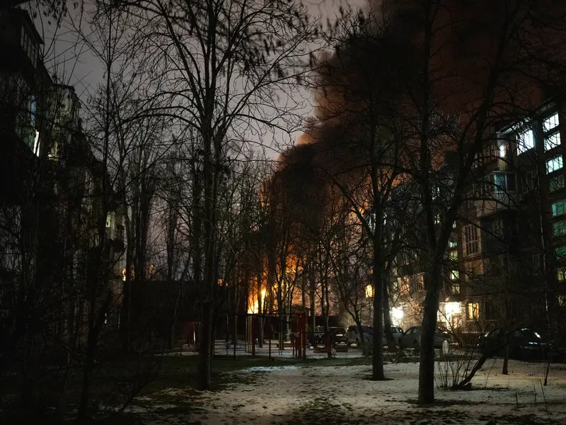 Kiev, în beznă - Foto: Profimedia