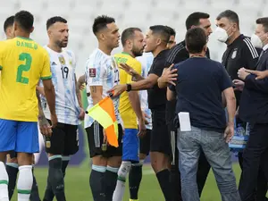 Meciul Brazilia - Argentina din preliminariile CM 2022, oprit după 5 minute din cauza COVID. / Foto: sportsnet.ca