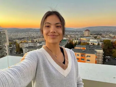 Emma Răducanu și-a făcut selfie la Cluj-Napoca. FOTO: Facebook