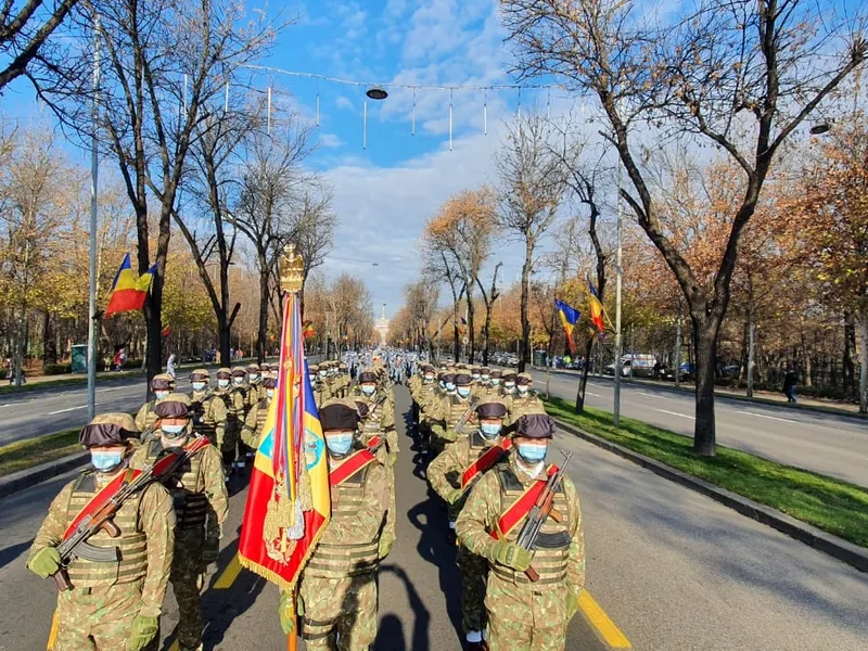 1.500 de persoane și o sută de vehicule vor participa la Parada de Ziua Națională/FOTO: Facebook/MApN