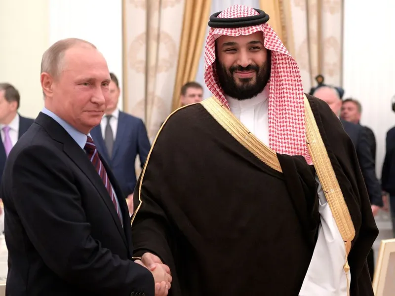 Putin și Mohammed bin Salman - Foto: Wikimedia Commons