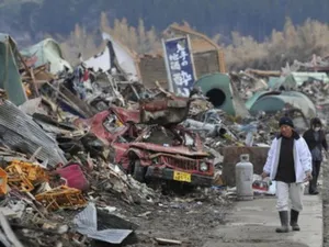 Imagine de după tsunamiul catastrofal din Japonia/FOTO: Getty