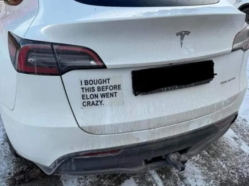 Protest mut al șoferilor de mașini electrice Tesla: Mi-am cumpărat-o înainte ca Musk să înebunească - Foto: X (Imagine cu rol ilustrativ)