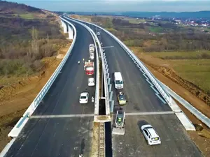 „Ciotul” de 13,17 km ai lotului A1 Sibiu-Boița, sunt pregătiți pentru tăierea panglicii. / Foto: Pro Infrastructură, Facebook