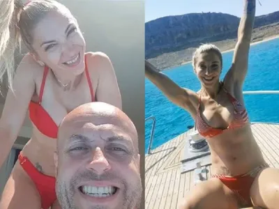 Cătălina Cojocaru (37 de ani)- "female boss crime" și partenerul ei englez Jamie Dunn (42 de ani) îşi afişau ostentativ luxul Foto: Instagram