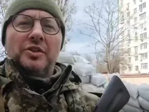 Soldat ucrainean: „Dragi români, mulţumim foarte mult pentru că ne protejaţi copiii şi femeile”/FOTO: Twitter/