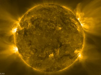 Imagini cu erupţii solare puternice și un bizar „arici” solar, transmise de Solar Orbiter. / Foto: esa.int