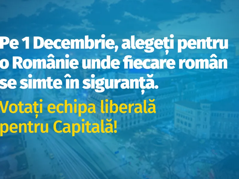 România democratică, dezvoltată și demnă începe cu România sigură