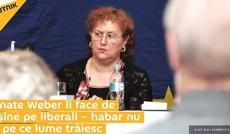 Renate Weber,  eroina Sputnik, organul de propagandă al Moscovei