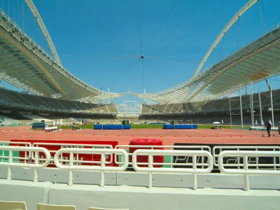 Stadionul Olimpic din Atena, închis. Acoperişul din sticlă şi metal riscă să se prăbușească - Foto: Profimedia Images