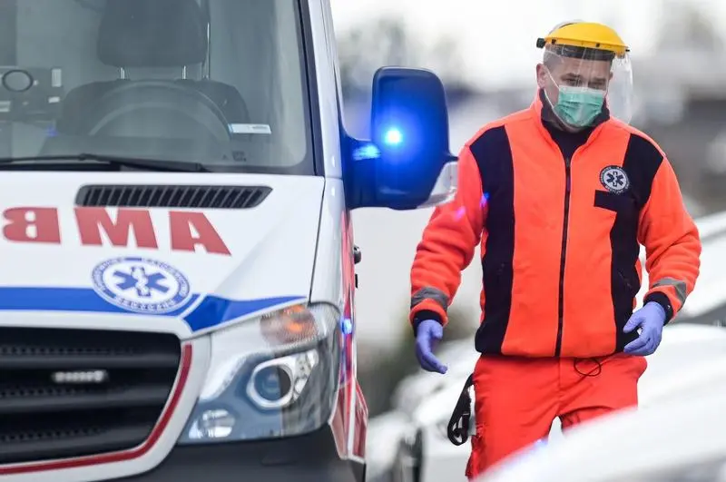 Ambulanță poloneză/FOTO: hotnews.ro