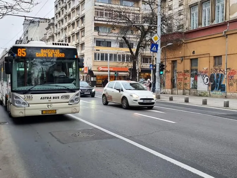 Șoferul a ieșit pe traseu cu troleibuzul 85. FOTO: Facebook