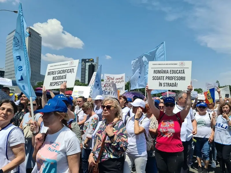 Sindicatele continuă protestele Foto: Facebook/FSLI